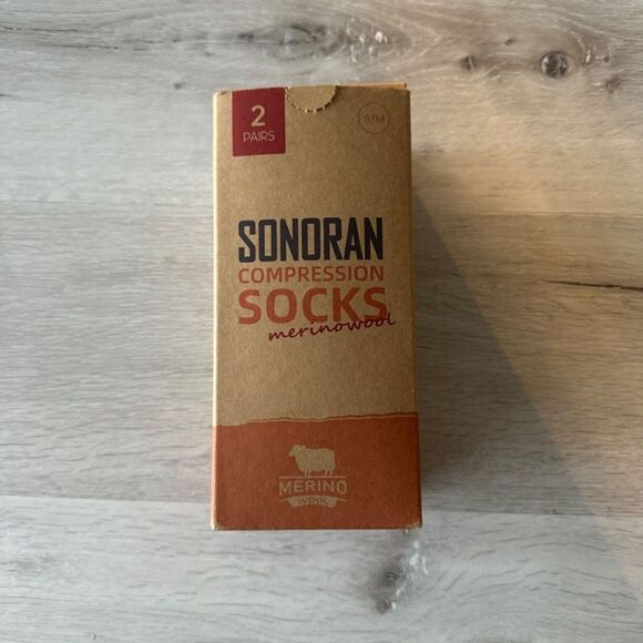 Sonoran Merino Wool Hiking/Athletic 2 Pair Black S/M NWT IN PACKAGE‎ - Picture 5 of 7